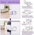 DHinkyoung 4 Pcs Safe Drawer Locks, Update Child Proof Cupboard Locks, Dual-button Baby Proofing Corner Locks