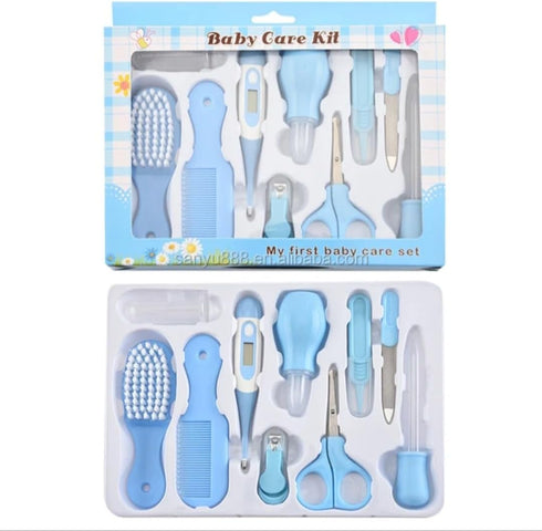 MAWZEH 10 PCS Baby Grooming Health Care KIT for New Borns and Toddlers