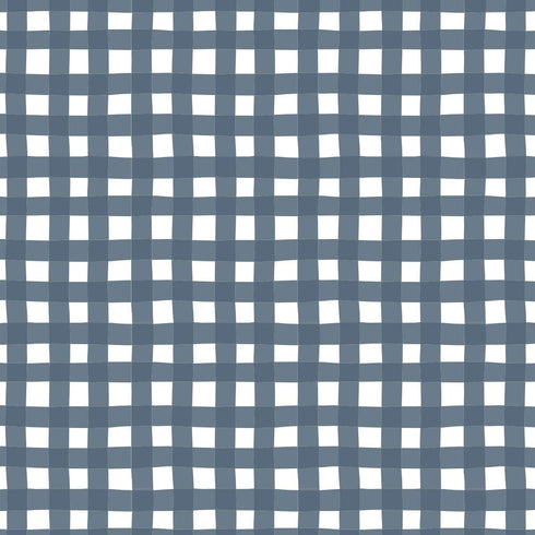 28"x 52", 1 Pack Lulujo Muslin Crib Sheets - Fitted Crib Mattress Sheets for Boys and Girls - (Navy Gingham)
