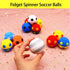 ZJDL 32 PCS Mini Fidget Spinners Soccer Ball Toys for Kids, Soccer Party Favors Goodie Bag Stuffers, Rotatable Soccer