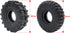 MOHERO 4PCS 1.0" Mud Grappler Rubber Tyre 62 * 22MM for Axial SCX24 90081 AXI00001 002 004 005 006 RC Crawler Car (B