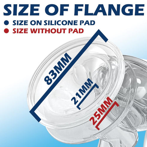 Elfzone Manual Breast Pump - Adjustable Suction Silicone Hand Pump Breastfeeding, Small Portable Manual Breast Milk