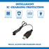Jomi & Jolly 2 Pack 3.7V 500mAh SM-2P Li-ion Rechargeable Batteries with Dual Protection and USB Charger Cables, plug