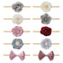 Baby Girls Soft Flower Hair Band - Nylon Elastic Headband Set of 10 for Toddler Infant Newborn