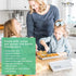 10-1oz 2 Breast Milk Freezer Storage Trays, Bars, Silicone Tray Containers w/Leak Resistant Lids, Food Grade Silicone