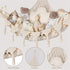 YJWZWE Hammock 47.2 Inch Stuffed Animals Toy Storage Wall Hanging Net Corner Hanging Organizer Bedroom Plush Toy Holder