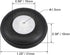 uxcell Tire and Wheel Sets for RC Airplane,PU Sponge Tire with Plastic Hub,1.25" 2pcs