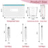 120 Sets 1/3/5ml 1/3/5mlx60, Stickerx120, 20ml Cupx4, Bagx12 Colostrum Collector Kit Include No Needle Colostrum