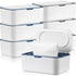 6 Pack Baby Wipes Dispenser Wipe Holder with Lids Refillable Container with