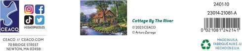 Ceaco 500 Piece Jigsaw Puzzle - Arturo Zarraga Cottage by The River
