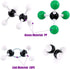 Swpeet 179 Pcs Organic Chemistry Molecular Model Kit for Students and Teachers - 76 Atoms & 102 Links