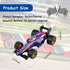 12Pcs F1 Formula Pull Back Cars Toy with Number Stickers, Crash Resistant Inertia Race Cars for Kids