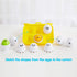 Kidoozie Peek N Peep Eggs, Mentally Stimulating Sorting & Stacking Toy for Ages 1 and Up