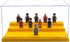 Minifigure Display Case for Action Figures, Dustproof Acrylic Storage Box with 3 Movable Steps for Collection Models