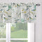 Leeva Windows Valances for Bathroom, Birds Garden Print Pattern, Thermal Insulated Short Curtains for Bedroom Kitchen,