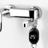 Shophubio 0-99C 1/2 Inch Digital Shower Head Thermometer with LED Color Display, Smart Bath Water Temperature Gauge