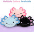 MaoGoLan 4Pcs Giant Axolotl Plush Set, 23.5" Ultra Soft Stuffed Animals with 3 Babies, Gift for Kids & Teens