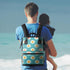 Hsnar Backpack Lovely Daisy Waterproof Diaper Bag Large Capacity Baby Bag with Stroller Straps, Multi-Pocket Diaper Bag