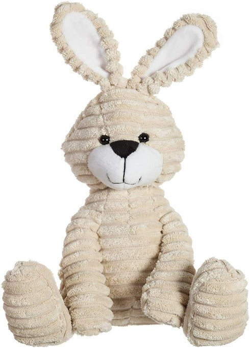 Apricot Lamb Toys Plush Corduroy Rabbit, 8.5 Inches, Soft Cuddly Stuffed Animal Perfect for Children.
