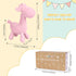 0-6 6-12 4 Pack TYRY.HU Baby Teething Toys for Babies Months,BPA Free Silicone Giraffe Teethers Toys, Soft-Textured