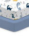 TOTCHILL Crib Sheets 2 Pack, Fitted Crib Sheet for Standard Crib Mattress 28x52x9,