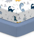 TOTCHILL Crib Sheets 2 Pack, Fitted Crib Sheet for Standard Crib Mattress 28x52x9,
