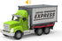 Driven by Battat Micro 1:24 Scale Toy Container Truck with Lights & Sounds for Kids - Realistic Delivery Truck
