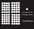 80pcs Polka Dot Wall Decals – 4.8cm Vinyl Circles for Nursery or Toddler Bedroom, Removable Stickers for Kids' Space
