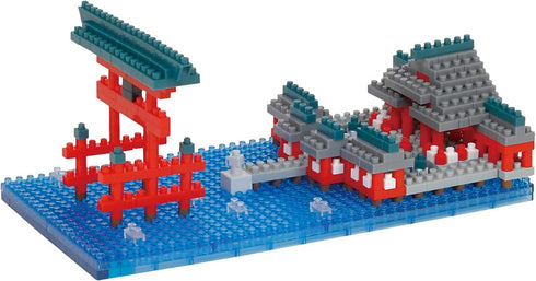 nanoblock World Famous Buildings - Itsukushima Shrine Building Kit from Sights to See Series