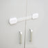 Child Safety Locks (White) - Set of 6, Prevents Injury and Opening Doors, Cabinets, Toilet Seats