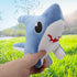 Large Shark Dog Stuffed Animal Plush Toy, Kawaii Shark Puppy Plushie Doll (Blue)