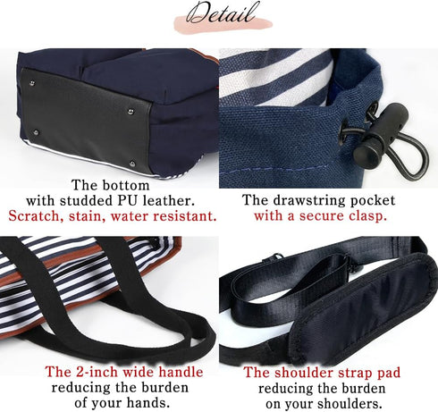 Riverland Diaper Bag Baby bag Newly Redesigned Stylish Tote Cross body Travel tote Mom Dad unisex Men women Large
