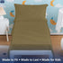 Set, Sets-3 Set-100% Cotton(Taupe)(28 52 5-8 inches Cottingon Toddler Sheet Solid Crib Fitted Sheet Flat Sheet