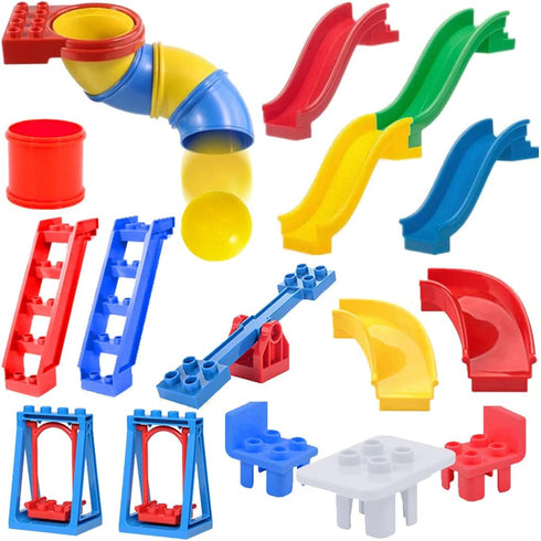 Liberty Imports 24 PCS Big Building Blocks - Park Playground Themed Toy Accessories for Kids, DIY Set
