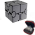 FUFUYOU Infinity Cube Fidget Toys Anxiety Stress Relief Toys for Men Aluminum Alloy