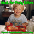 Funwares Kids' Dinnerware Set - Fire Engine, Durable Divided Plate, Ideal for Picky Eaters, Easy Cleaning, Gift