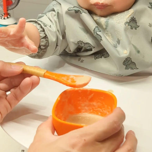 Avanchy Baby Bowls Silicone MINI Prep Bowl Set for Kids, 4 oz, Black, Ideal for Feeding