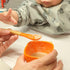 Avanchy Baby Bowls Silicone MINI Prep Bowl Set for Kids, 4 oz, Black, Ideal for Feeding