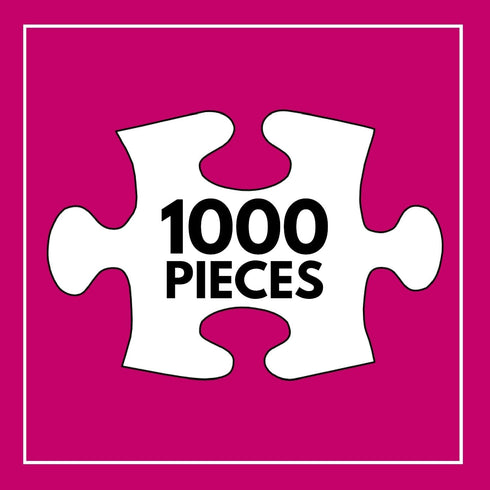 Kaleidoscopic Owls 1000 Piece Owl Jigsaw Puzzle - Colorful Night's Watch from Cross & Glory - Eco-Friendly with Satin