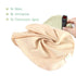 10 Pack Reusable Baby Washcloths - Soft Absorbent Organic Cotton Towel Face Wipes for Newborn Bath (White)