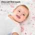 33x20 Baby Bedside Bassinet Sheets Fitted Girl, Compatible with Baby Delight Dream On Me & Most Rectangle Bedside