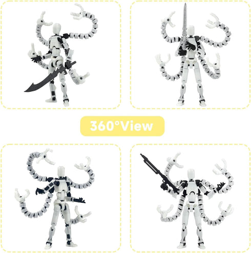 PkghoKids T13 Accessories,T13 t-13 3D 5.5inch) Action Figure Already Assembled Multi-Jointed Movable,for Collectors