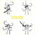 PkghoKids T13 Accessories,T13 t-13 3D 5.5inch) Action Figure Already Assembled Multi-Jointed Movable,for Collectors