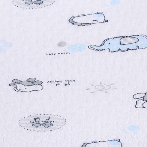 Waterproof Portable Changing Pads, Breathable Baby Diaper Liners, Cotton Urine Mat, Washable Reusable Blue