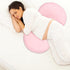 Cooling Maternity Lumbar Cushion with Wedge Abdominal Support Pillow Ergonomic Side Sleeping Pregnancy Waist Pillow
