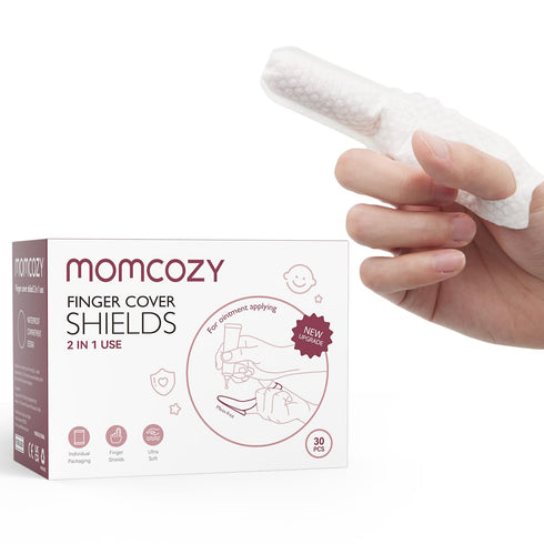 Momcozy Baby Diaper Cream Applicator Kit - Spatula, Finger Wipes & Waterproof