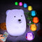 Bear Night Lights for Kids, Bedside Lamp for Nursery, Adjustable Brightness, Eye Caring, Gifts for Children