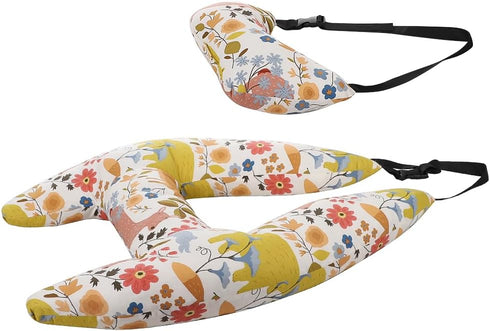 SIQITECHNO Car Travel Pillow for Kids Adults - Soft Neck Pillow for Long Journey & Road Trip, Washable