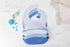 Baby Silicone Bibs Set Of 3 | Muted Blue | Infant Toddler Feeding | Waterproof, Durable, Adjustable