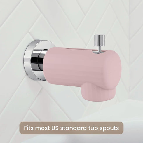 Blush Soft Silicone Bath Spout Cover - Safety for Kids